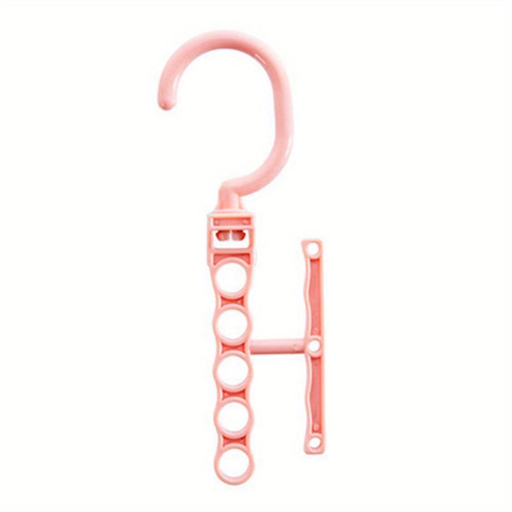 Вешалка с 5 отверстиями и ручкой для экономии места. Волшебные крючки. Органайзер для шкафа для экономии места.