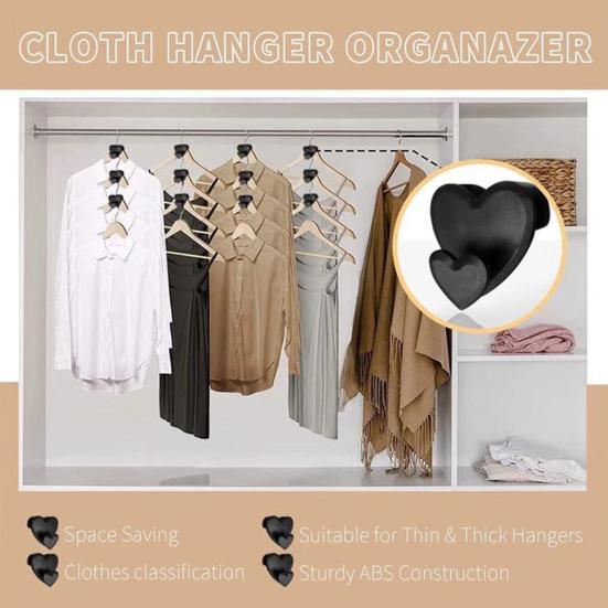 Крючки для соединителей вешалок Экономия места Крючки для вешалок Соединители для вешалок Сверхмощная экономия места A белый