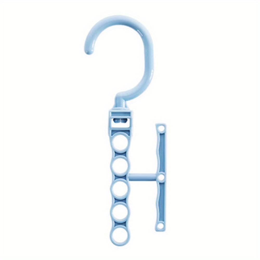 Вешалка с 5 отверстиями и ручкой для экономии места. Волшебные крючки. Органайзер для шкафа для экономии места.